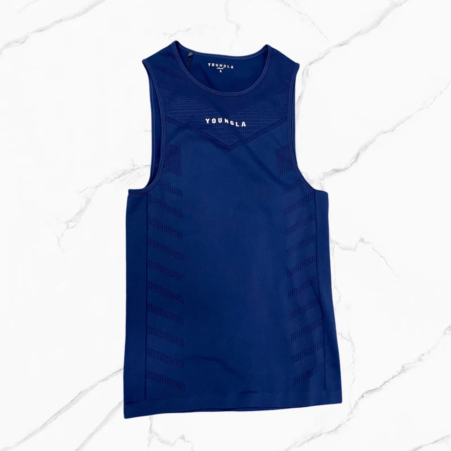 YoungLA Supervillain Compression Tank Navy