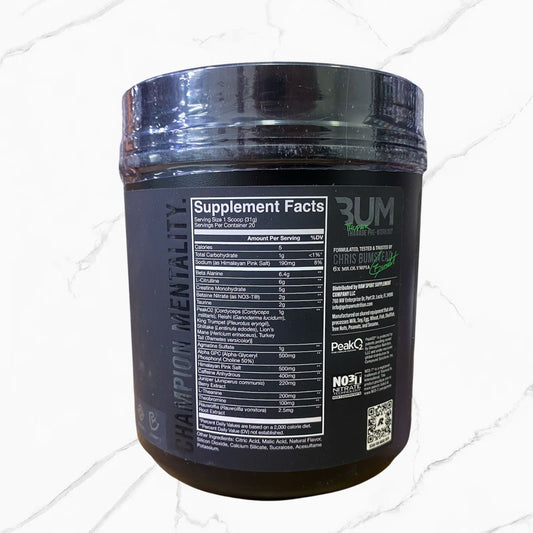 Raw Nutrition CBum Thuper Thavage Pre-Workout White Cherry