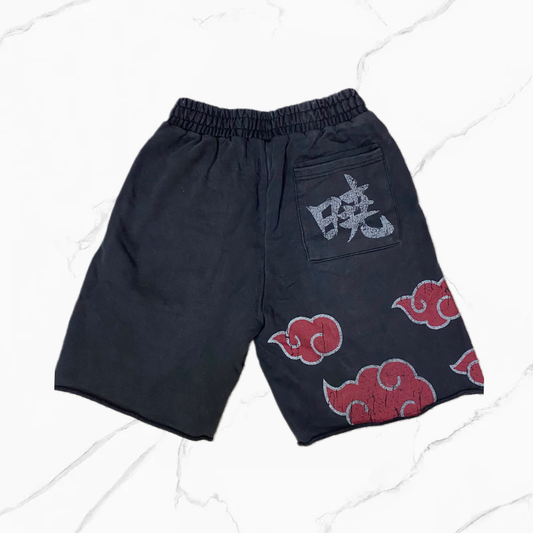 YoungLA - #1002 - Naruto Sweat Shorts Akatsuki