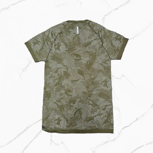 Gymshark - A5A2D Geo Seamless T-Shirt Green