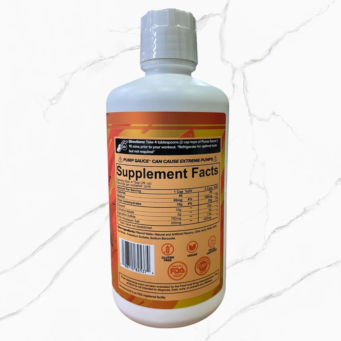 Pump Sauce Pre-Workout Tropical Pump-Sicle