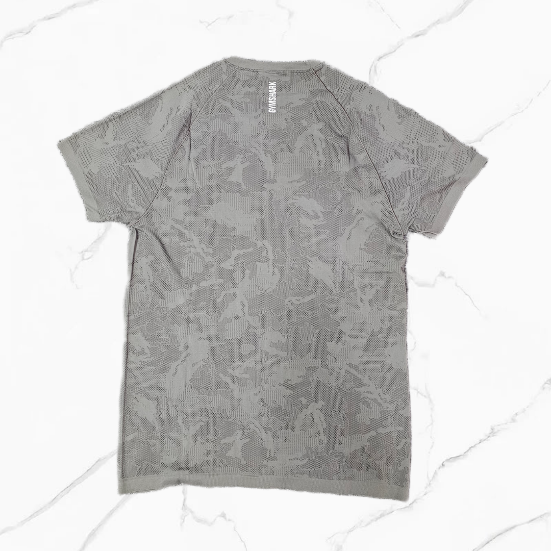 Gymshark - A5A2D Geo Seamless T-Shirt Brown