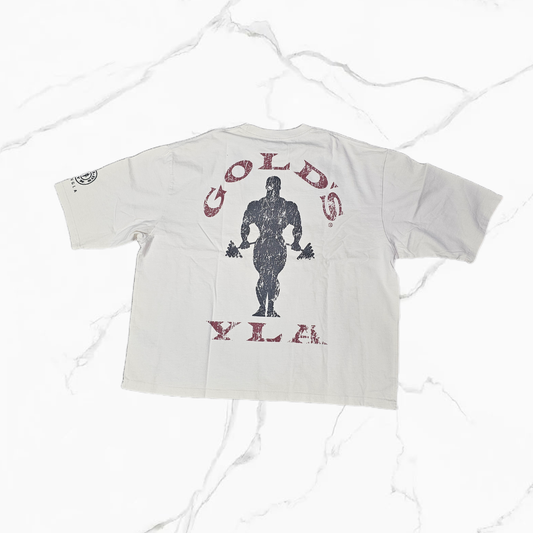 YoungLA 4002 - Golds Gym New Age Tees Off-White