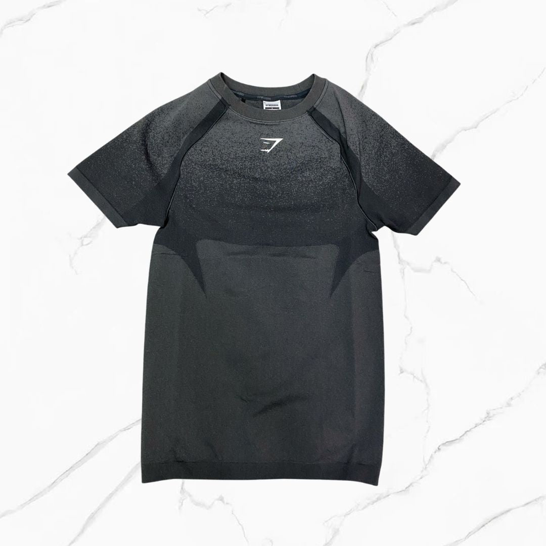 Gymshark Shadow Seamless T-Shirt Black