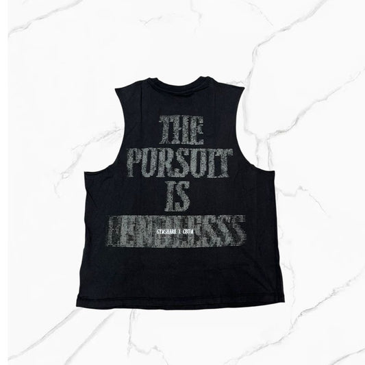 GS X CBUM Washed Sleevelees T-Shirt Black