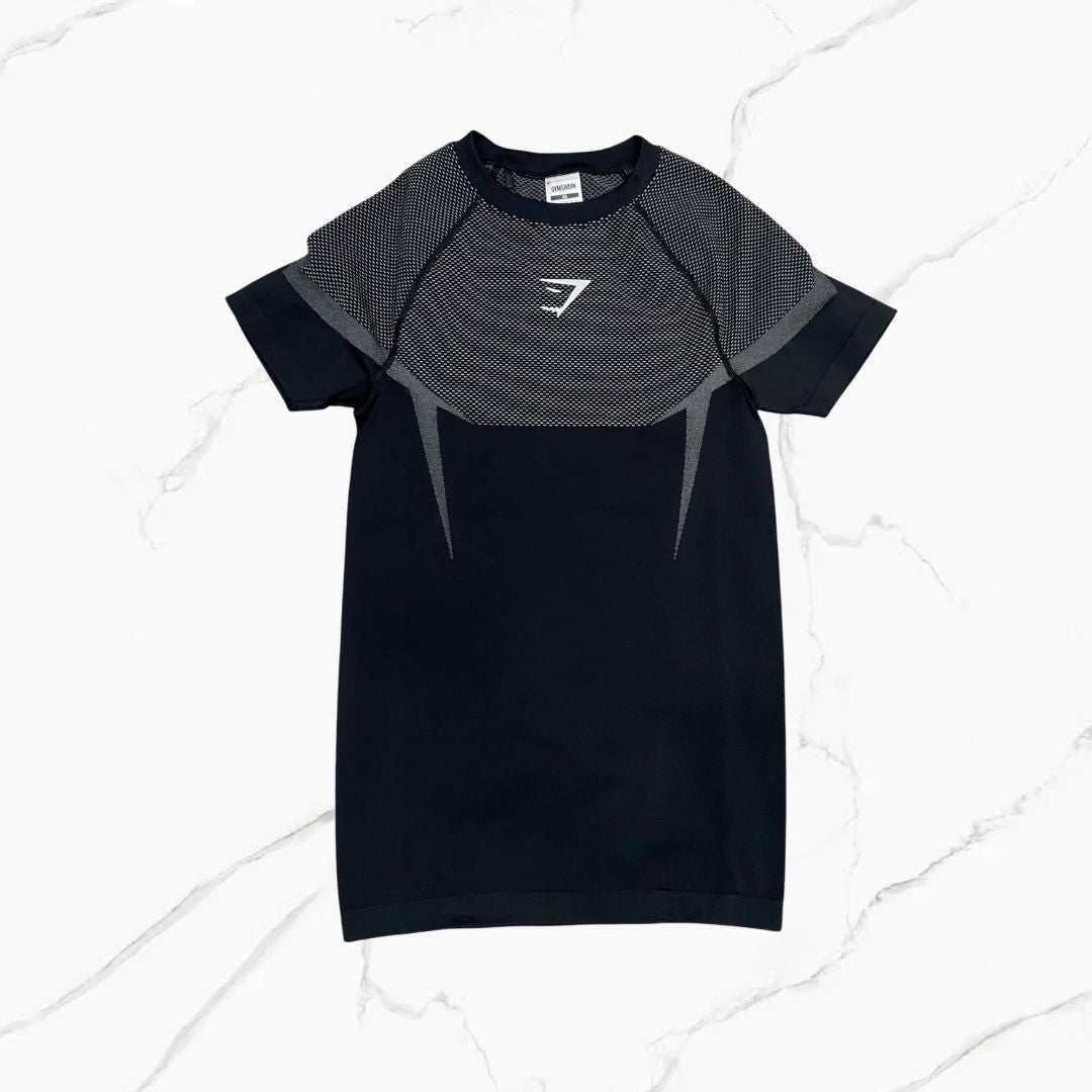 Gymshark Onyx Tees White/Black
