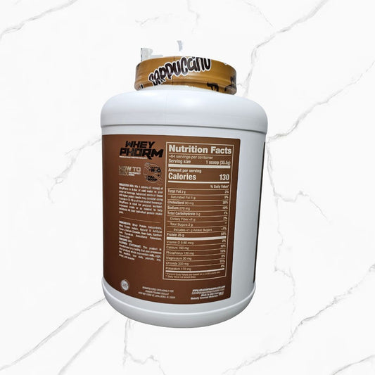 Dragon Pharma Whey Phorm Premium Whey Protein Matrix Cappuccino 5lb