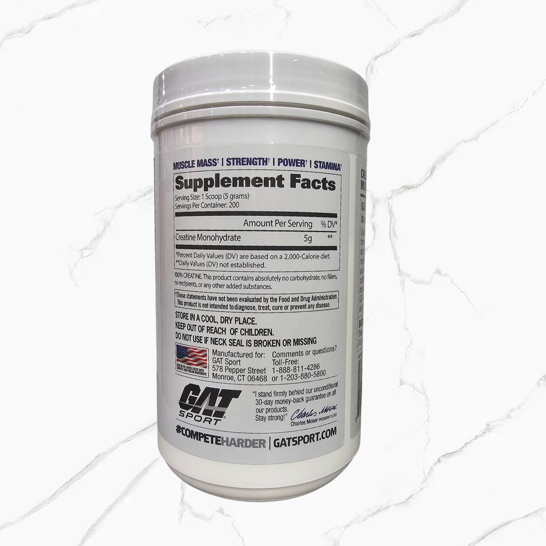 GAT Sport High Quality Powder Creatina 200 servings