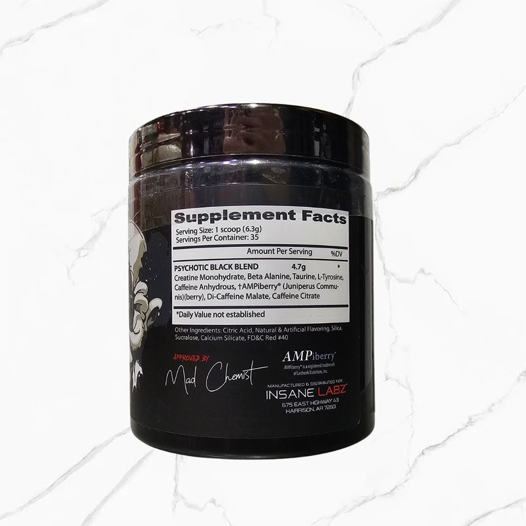 Insane Labz Pre-Workout Psychotic Fruit Punch 35 servings