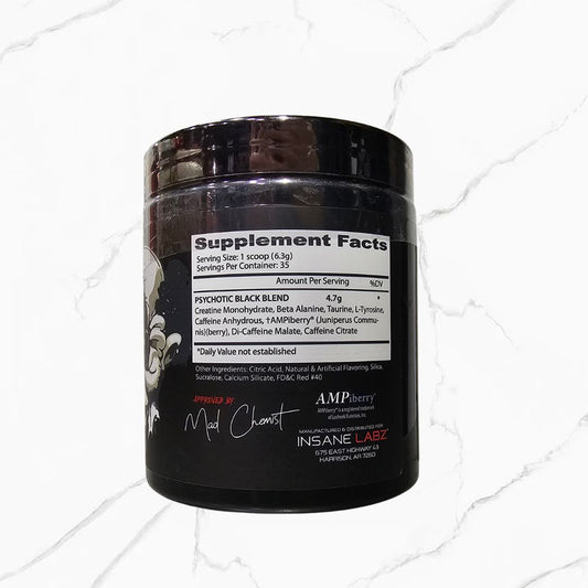 Insane Labz Pre-Workout Psychotic Fruit Punch 35 servings