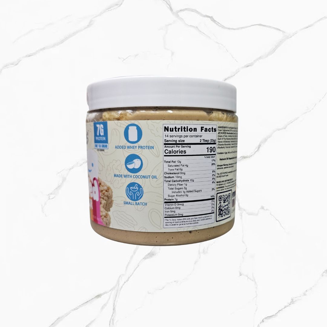 Fit Butters Jet Puffed Cereal Bar Cashew Butter 454g