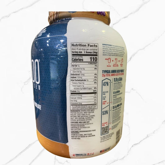 Dymatize ISO 100 Hydrolyzed 100% Whey Protein Isolate Cinnamon Churro 5Lbs