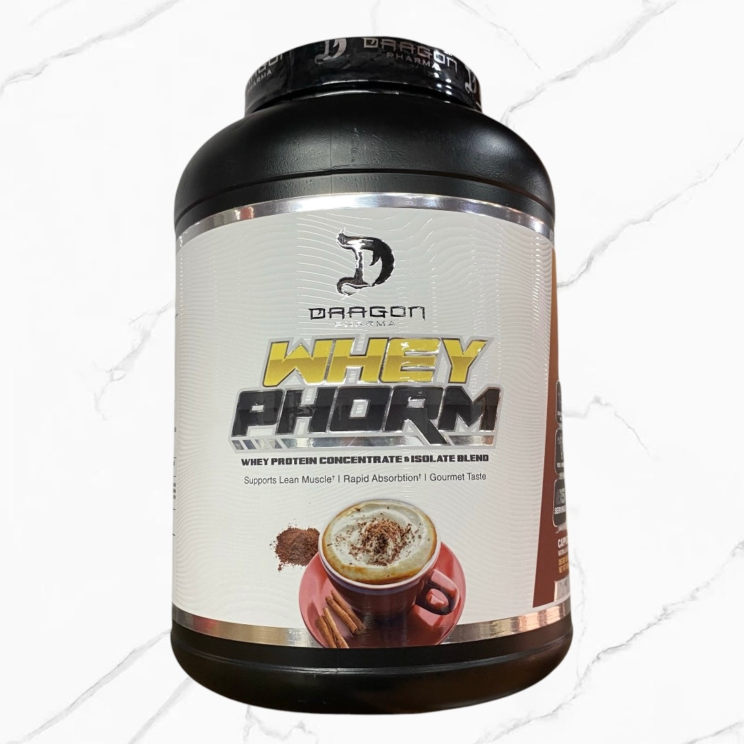 Dragon Pharma Whey Phorm Concentrate e Isolate Blend Cappuccino 5Lbs
