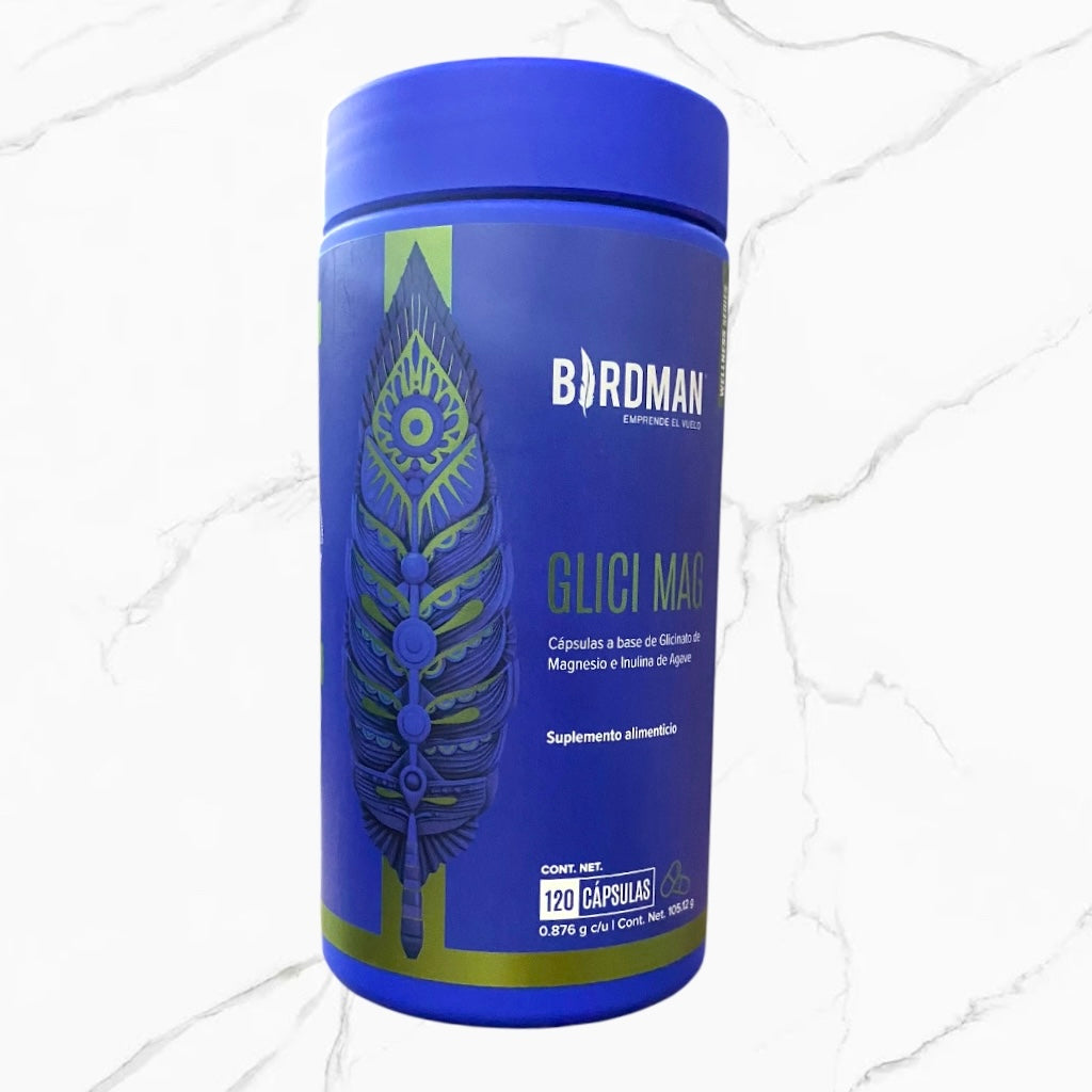 Birdman Glici Mag Glicinato de Magnesio (120 cápsulas)