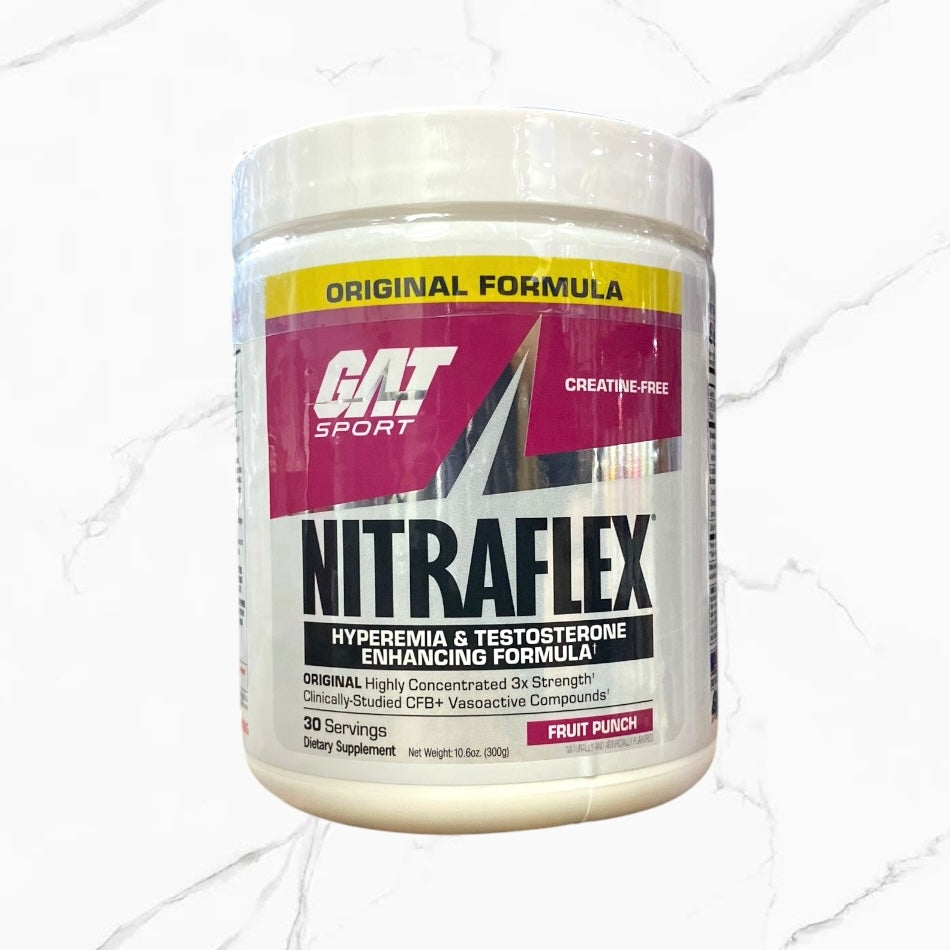 GAT Sport Nitraflex Pre-Workout Fruit Punch 30 servings