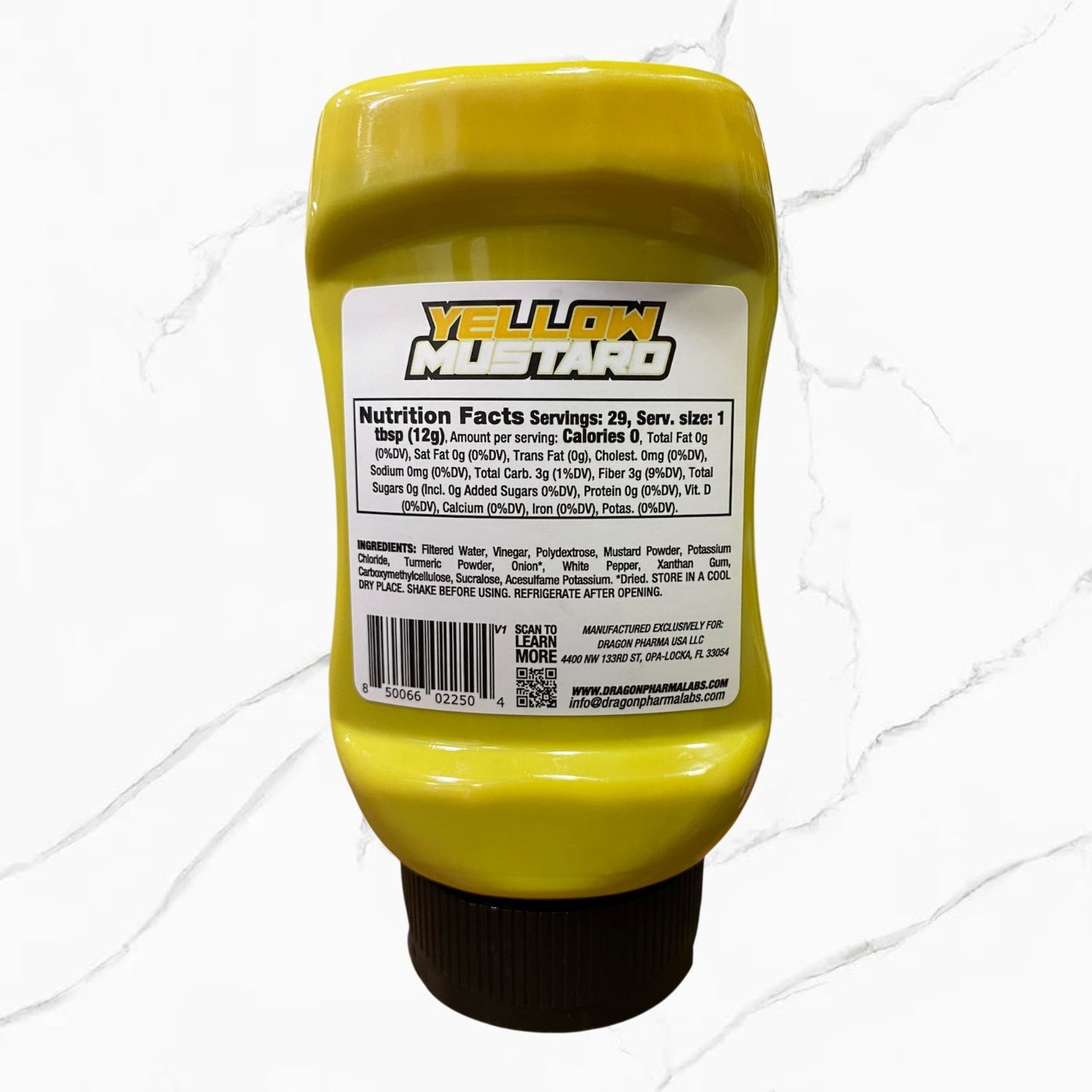 Dragon Pharma Dips Yellow Mustard 350g