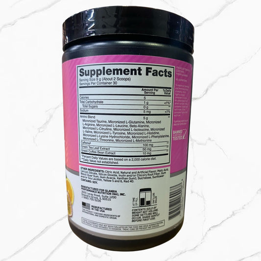 Essential Amino energy tropical sunrise