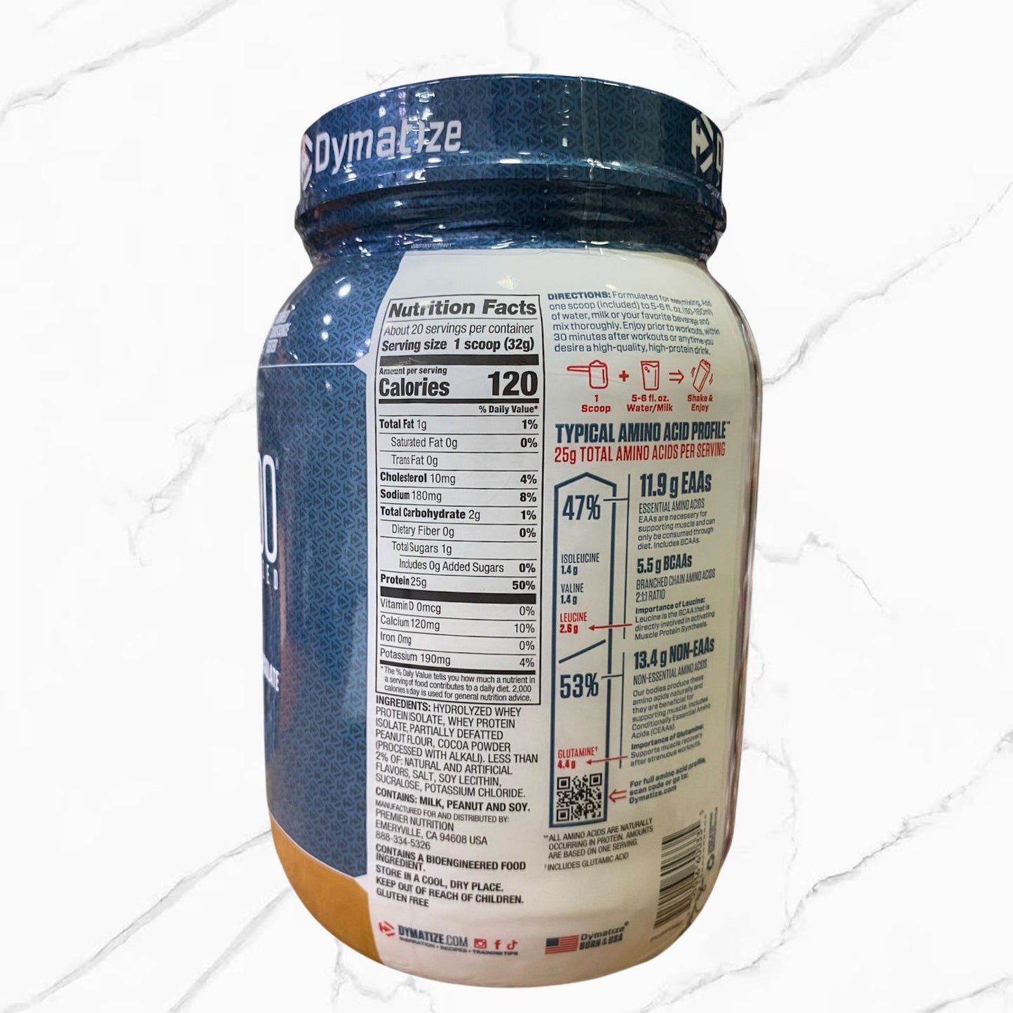 Dymatize ISO 100 Hydrolyzed 100% Whey Protein Isolate Chocolate Peanut Butter