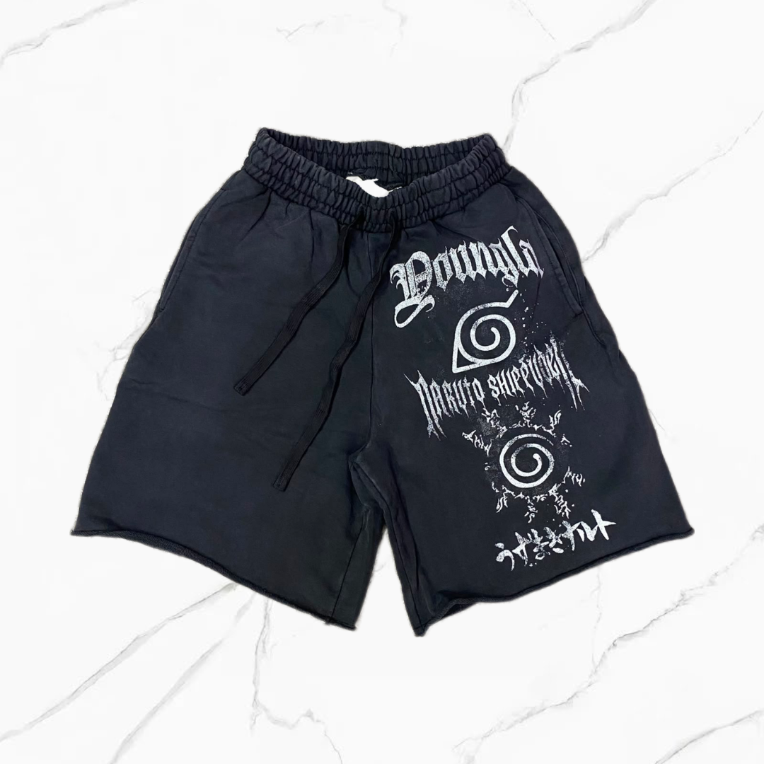 YoungLA - #1002 - Naruto Sweat Shorts Sealing Formula