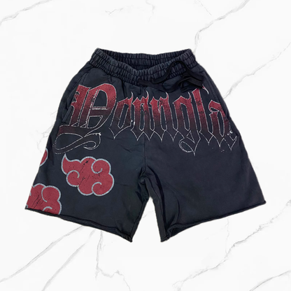 YoungLA  - #1002 - Naruto Sweat Shorts Akatsuki