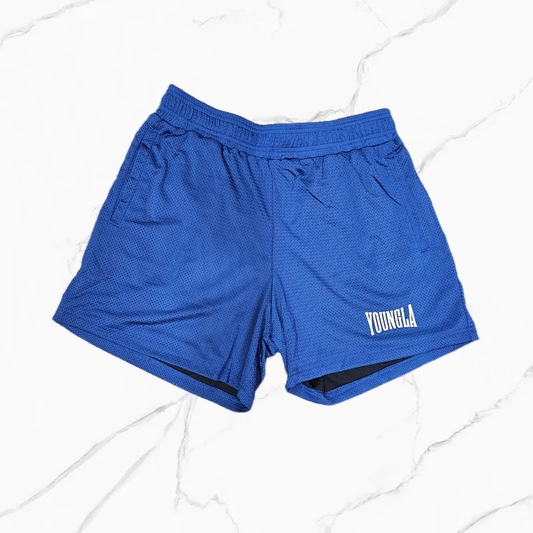 YoungLA -#1026  AeroMesh Shorts Navy