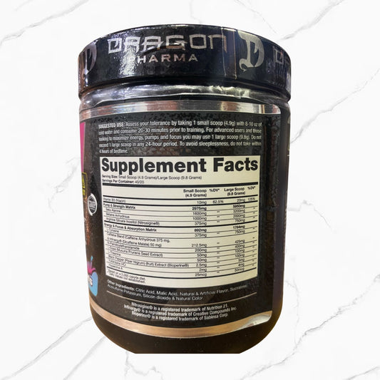 Venom Miami Vibes preworkout