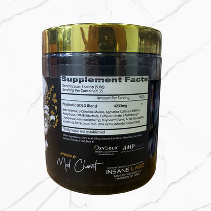 Psychotic 35 servicios Blue punch (tapa dorada)