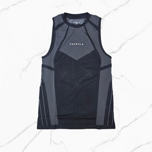 YoungLA - #3052 Apex Compression Cut-Offs Black