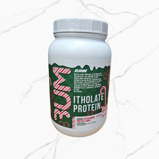 Raw Nutrition CBum Itholate Protein Choco Peppermint Pretzel Bark 25 servings