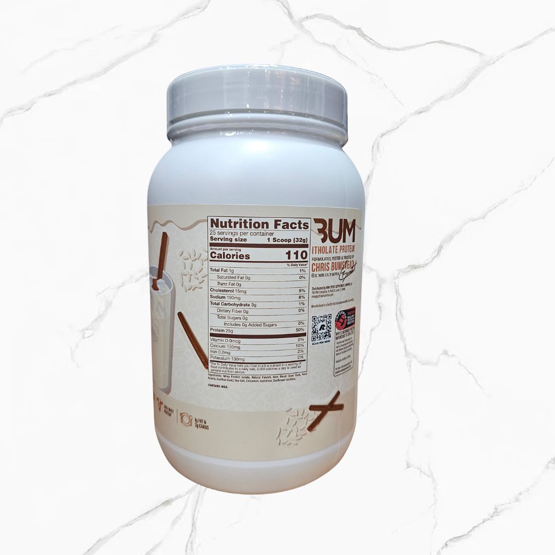 Raw Nutrition CBum Itholate Protein Horchata 25 servings