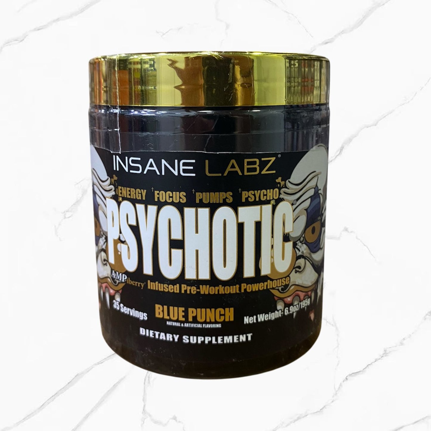 Psychotic 35 servicios Blue punch (tapa dorada)