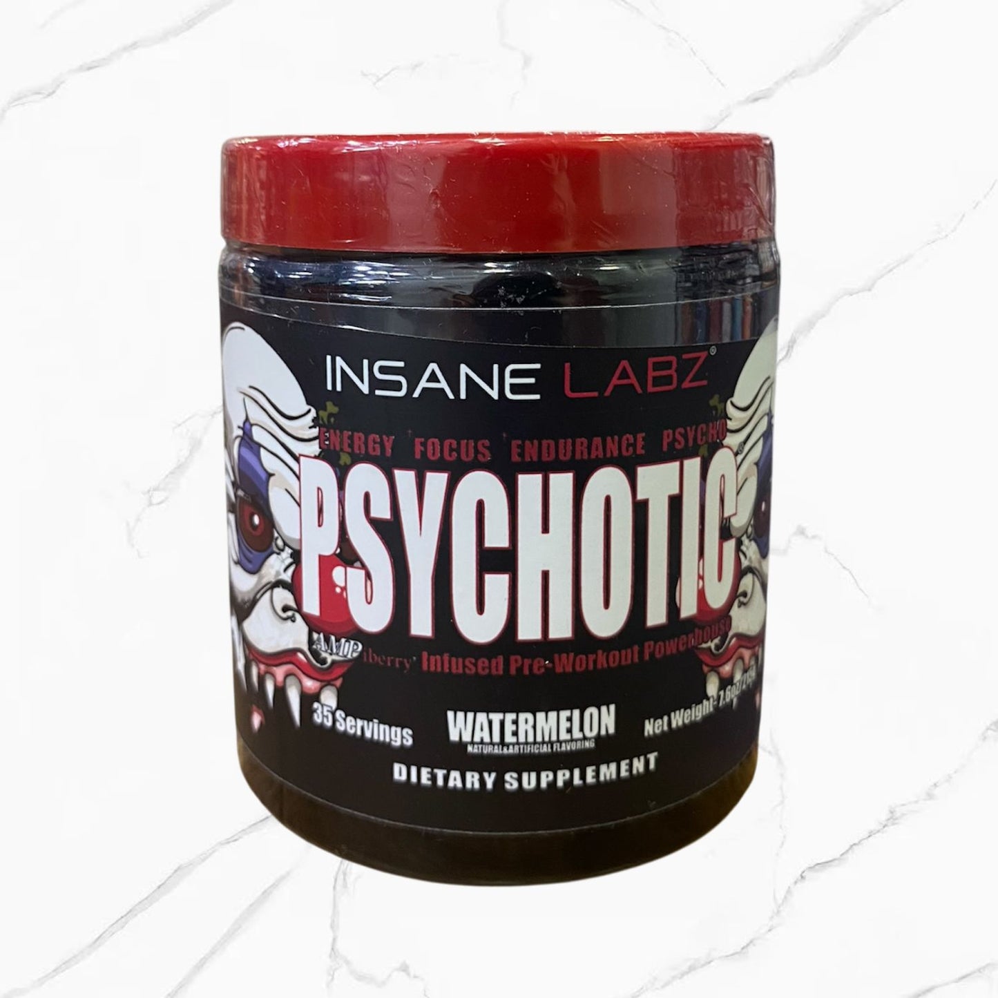 Insane Labz Psychotic Pre-Workout Watermelon 35 servings
