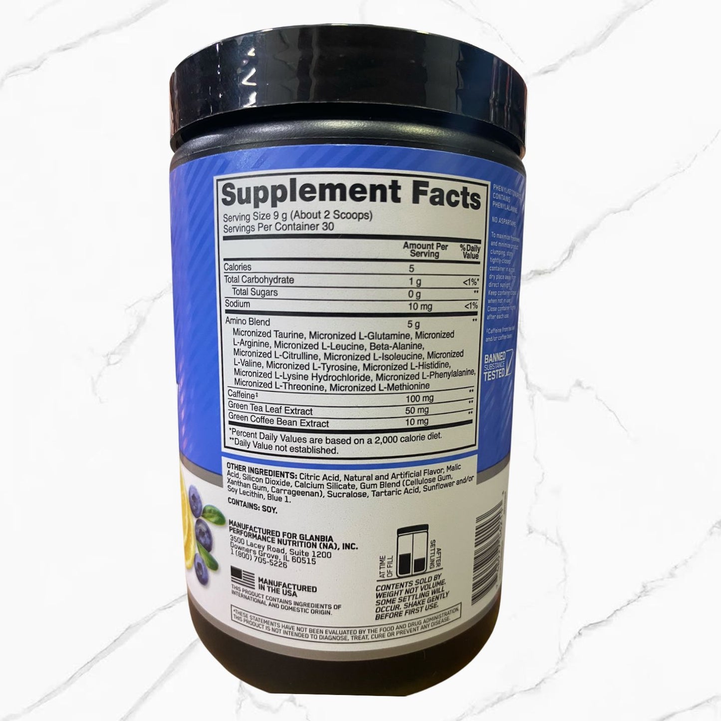ON Essential Amino Energy Blueberry Lemonade