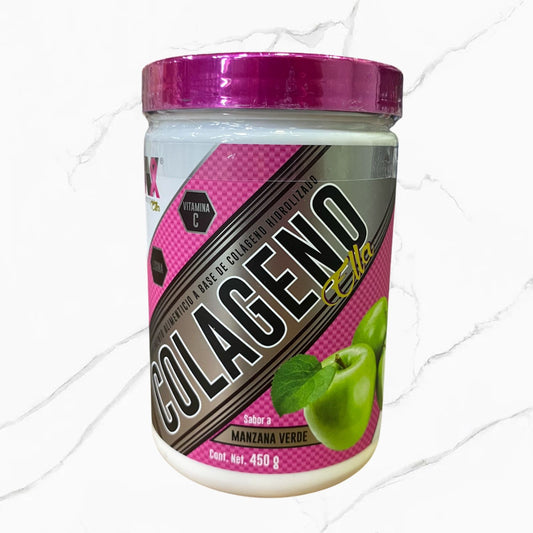 Advance Nutrition Colageno Ella Sabor Manzana Verde 450g