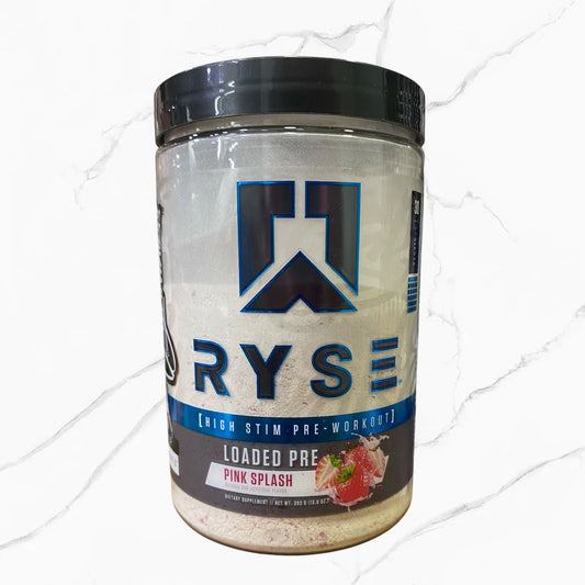 Ryse Loaded Pre-Workout Pink Splash 30 Servings