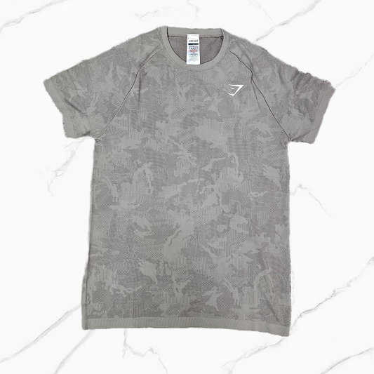 Gymshark - A5A2D Geo Seamless T-Shirt Brown
