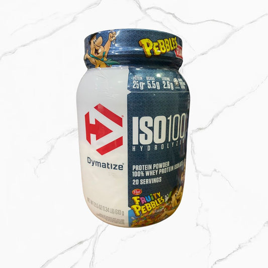 Dymatize ISO 100 Hydrolyzed 100% Whey Protein Isolate Fruity Pebbles 1.34Lbs