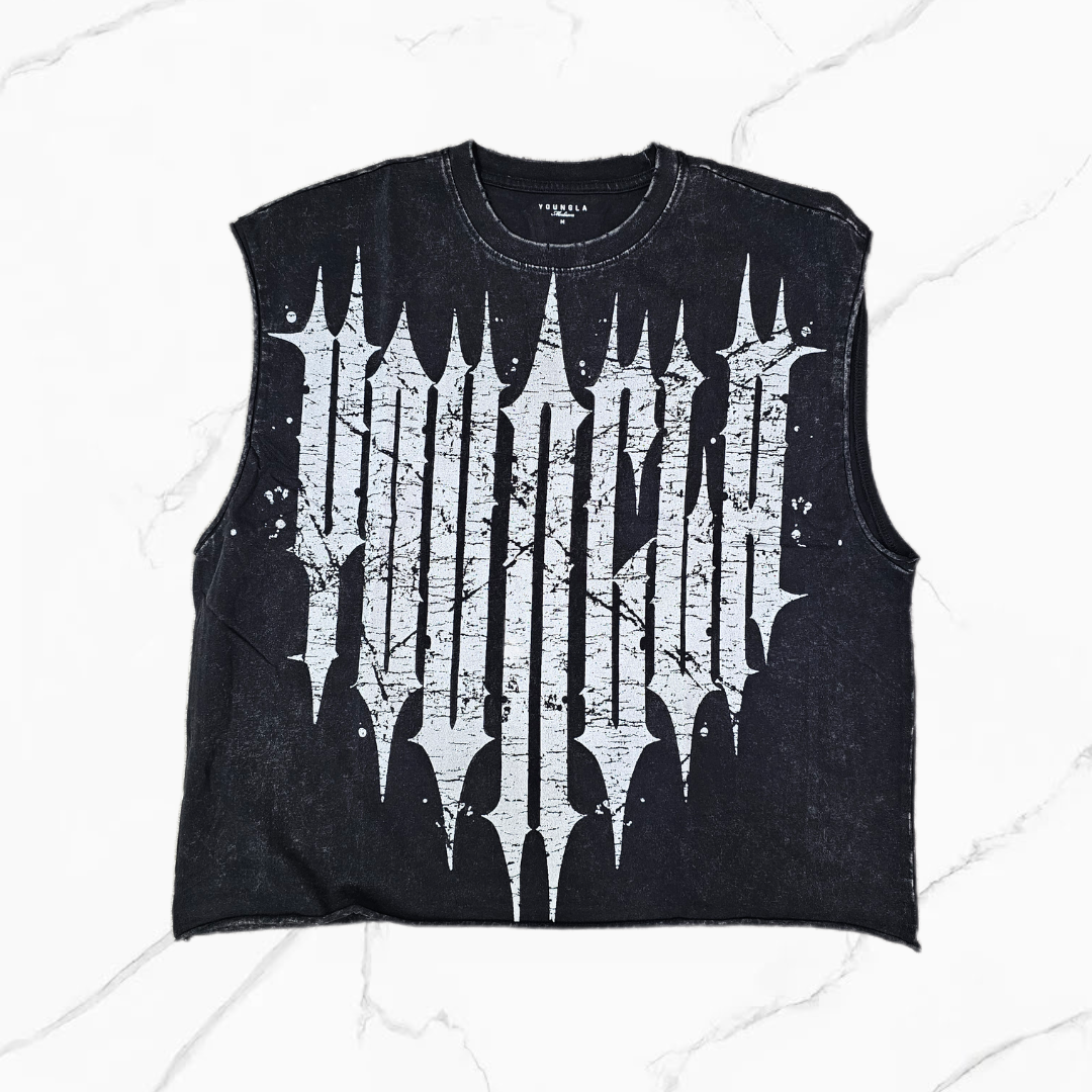 YoungLA - #3021  Revenge Crop Cut-Offs