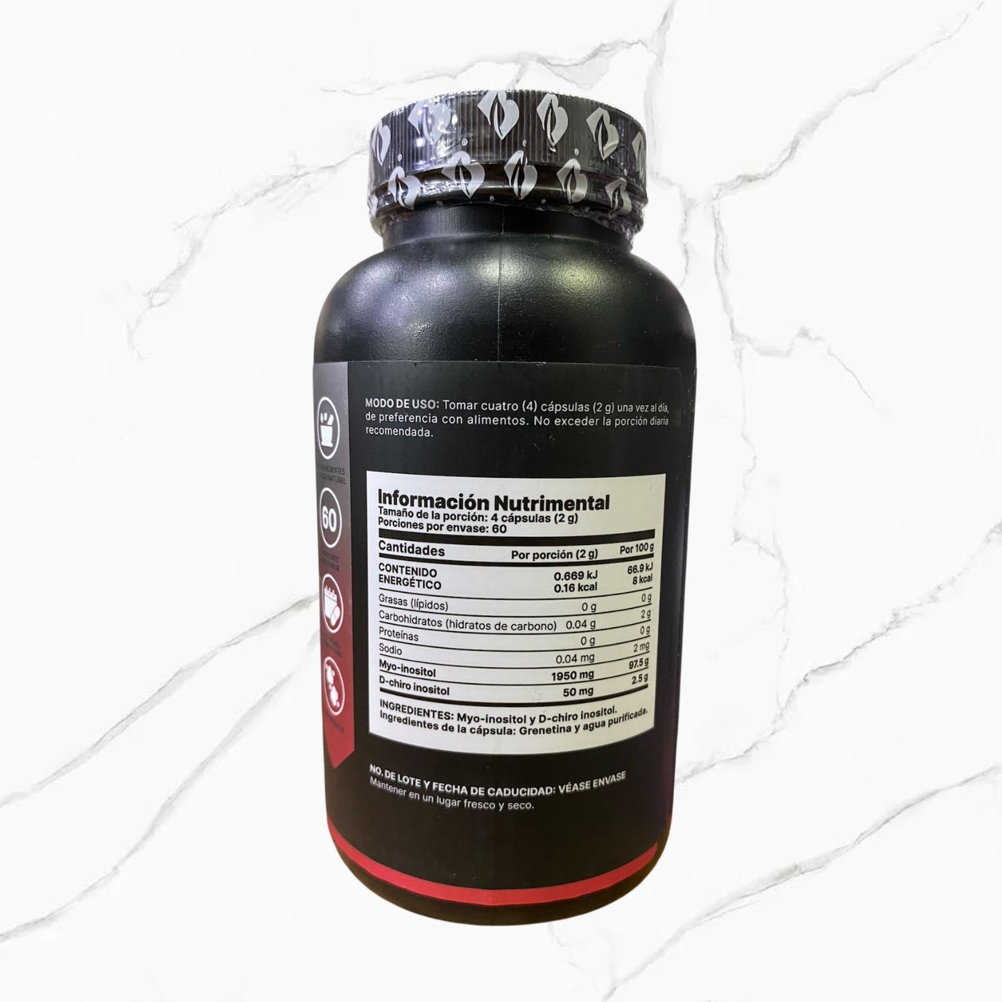 B Life MYO &D-CHIRO Inositol Platinum 240 Capsulas