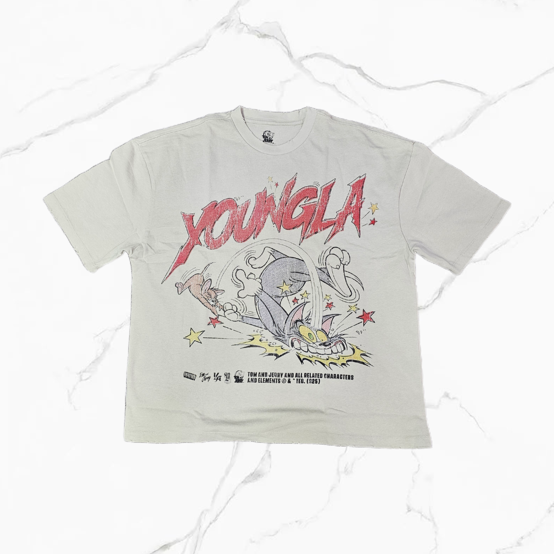 YoungLA 4082 - Tom & Jerry Tees Fight Time