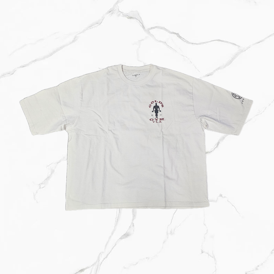 YoungLA 4002 - Golds Gym New Age Tees Off-White