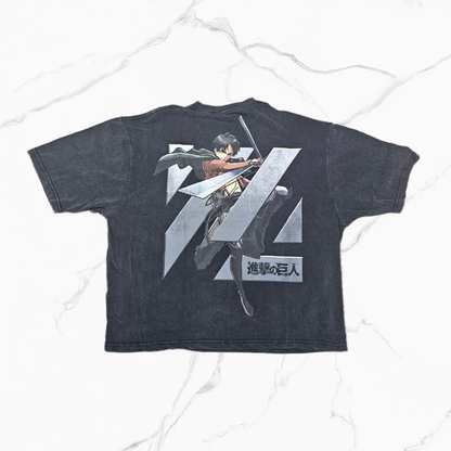 YoungLA 4186 - AOT© x YLA Cropped Tees Bloc Eren