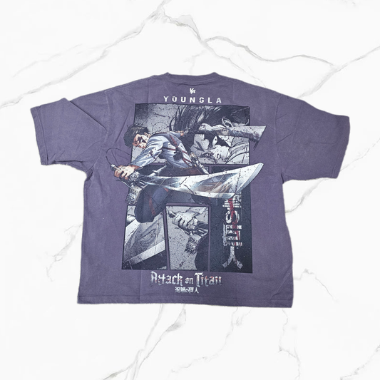 YoungLA 4191 - AOT© x YLA Classic Tees Hero Levi
