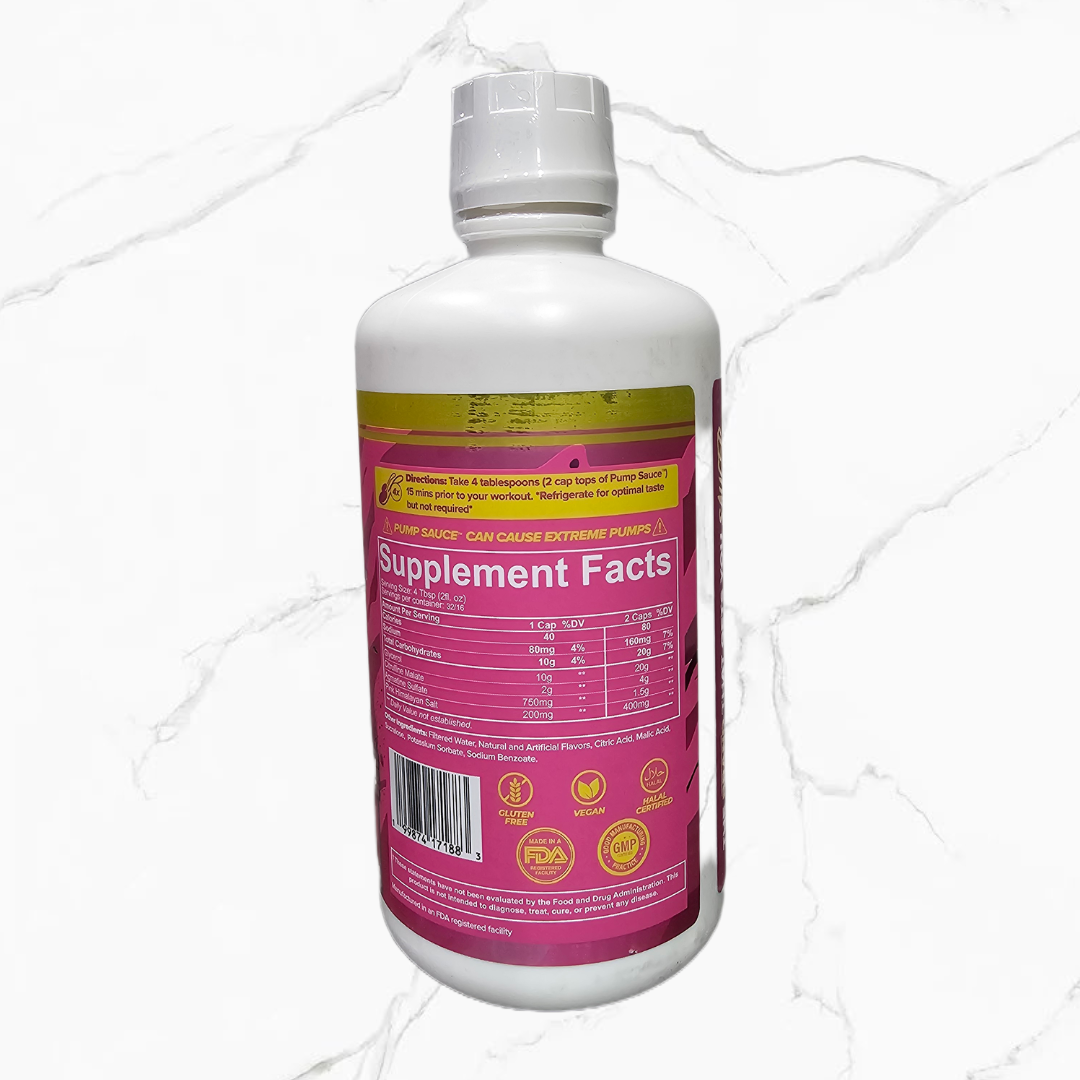 Pump Sauce Pre-Workout Pink Lemonade