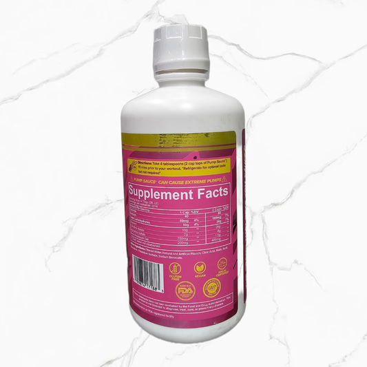Pump Sauce Pre-Workout Pink Lemonade