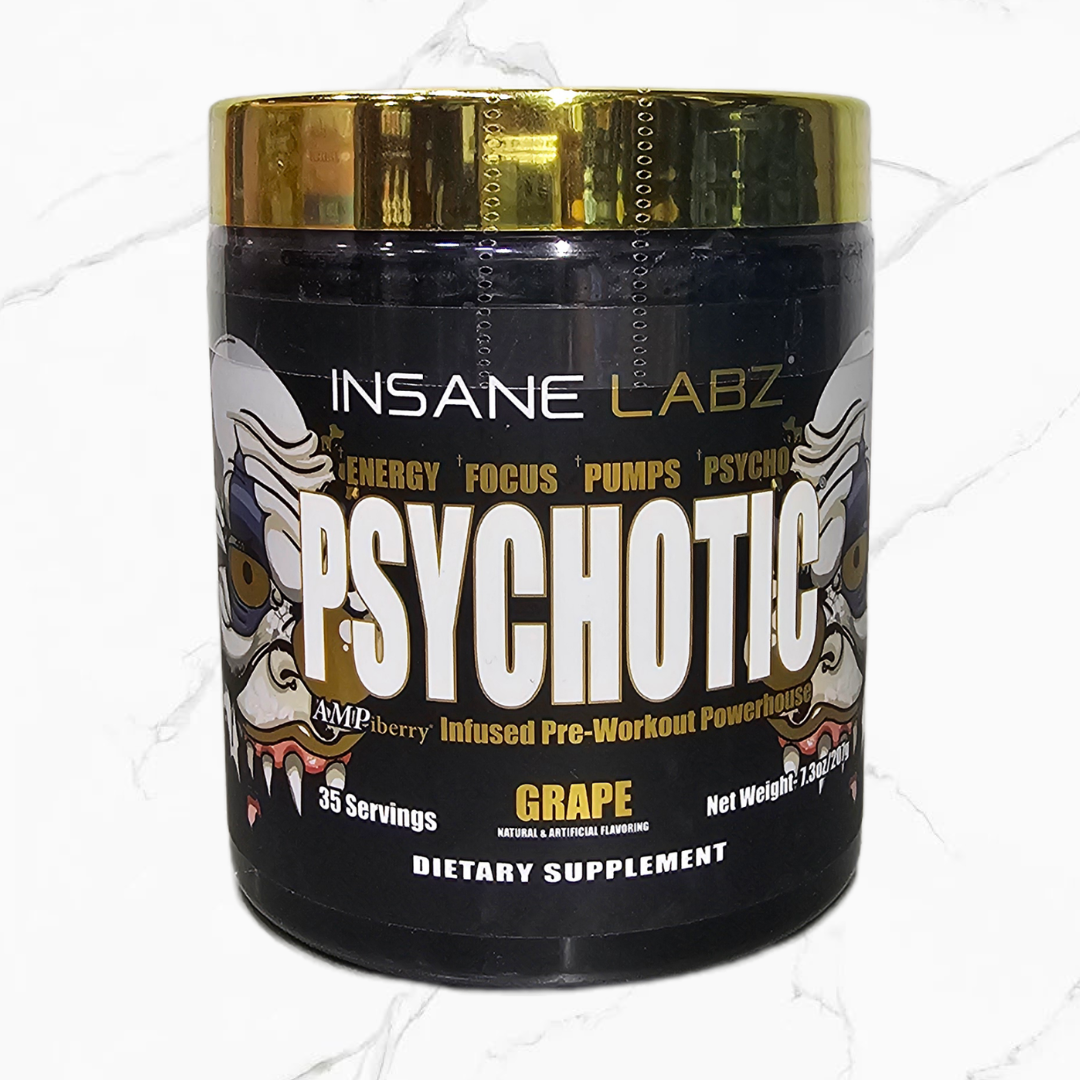 Pre-workout	Insane labz	Psychotic 35 servicios Grape (tapa dorada)