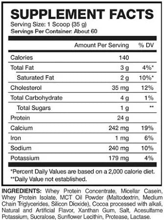 Evogen Isoject Ultra-Pure Whey Isolate Protein Churro 4Lbs