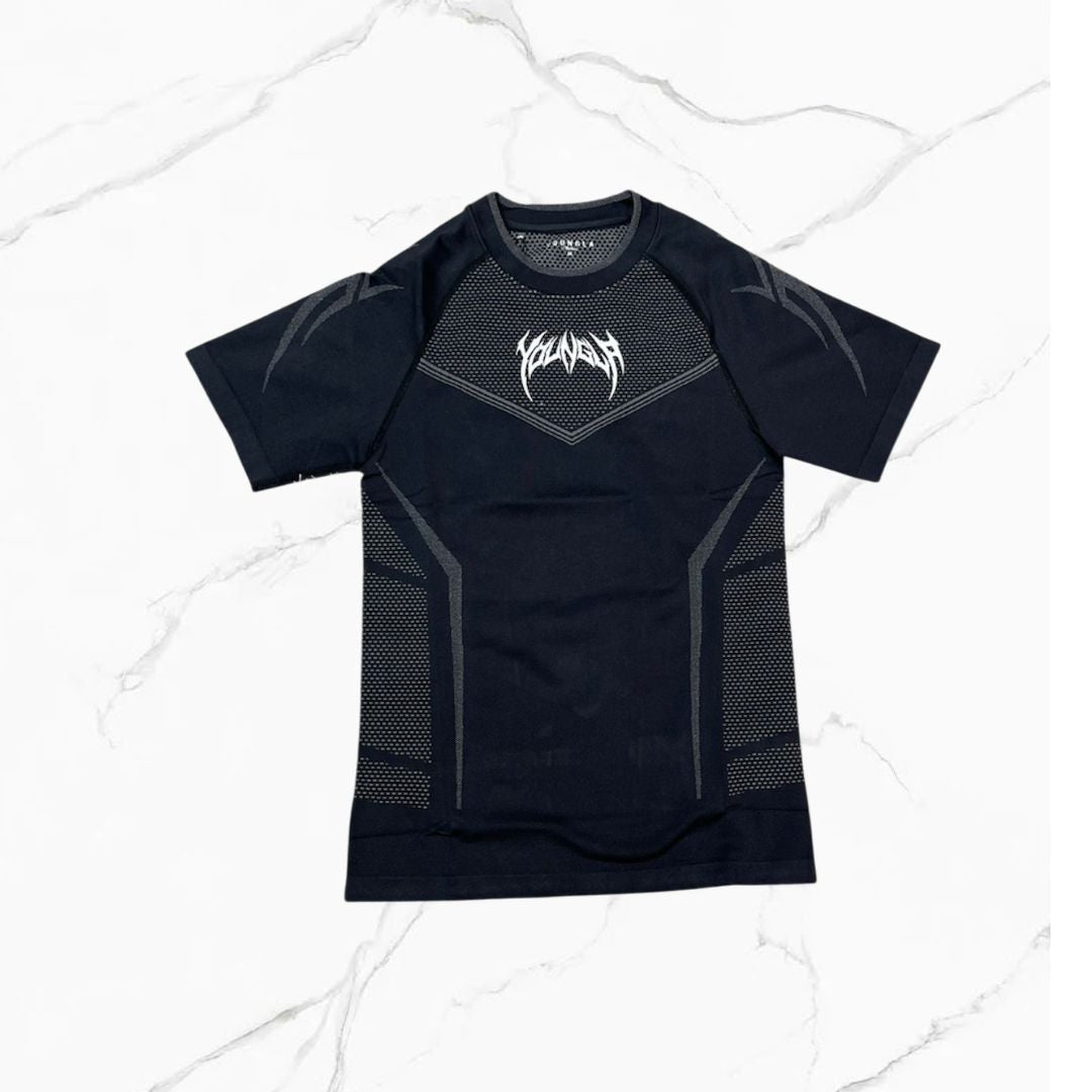 YoungLA Warrior X Compression Tees Black/Grey