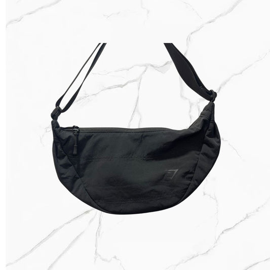 Gymshark Pleat Crossbody Rich Black