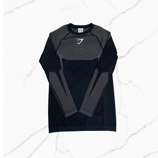 Gymshark Onyx Long Sleeve White/Black